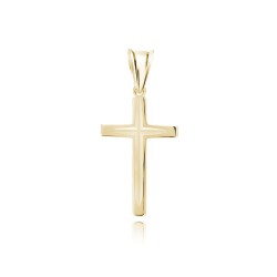 Cruciulita argint placata cu aur galben DiAmanti K0235G-DIA (Argint 925‰ 0,75 g.)